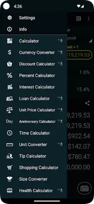 Interest Calculator android App screenshot 1